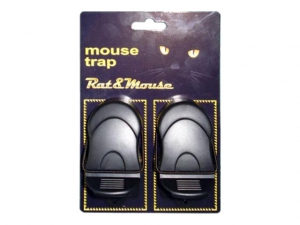 Мышеловка пластиковая "Rat&Mouse" (2шт в уп)  (размер-120мм)