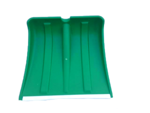Лопата снеговая "Снежок" Цветная в сборе с пластиковым чер и V-обр ручкой